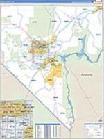 Clark, Nv Carrier Route Wall Map