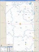 Clark, Sd Carrier Route Wall Map