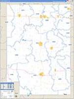Clark, Wi Carrier Route Wall Map
