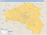 Clarke, Ga Carrier Route Wall Map