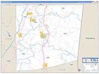 Clarke, Ms Carrier Route Wall Map