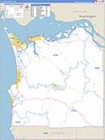 Clatsop, Or Carrier Route Wall Map
