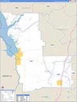 Clay, Ga Carrier Route Wall Map