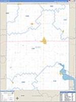 Clay, Ks Carrier Route Wall Map