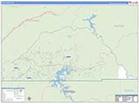 Clay, Nc Carrier Route Wall Map