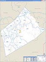 Clay, Wv Carrier Route Wall Map