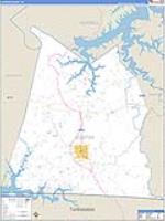 Clinton, Ky Carrier Route Wall Map