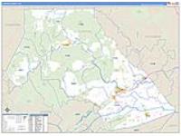 Clinton, Pa Carrier Route Wall Map