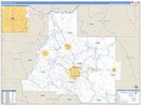 Coffee, Ga Carrier Route Wall Map