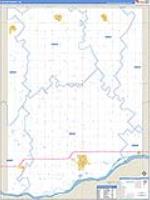 Colfax, Ne Carrier Route Wall Map