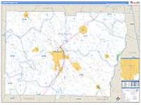 Colquitt, Ga Carrier Route Wall Map