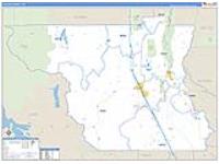 Colusa, Ca Carrier Route Wall Map