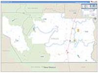 Conejos, Co Carrier Route Wall Map