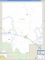 Converse, Wy Carrier Route Wall Map