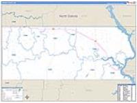 Corson, Sd Carrier Route Wall Map
