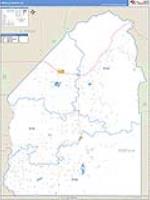 Costilla, Co Carrier Route Wall Map