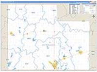 Cottonwood, Mn Carrier Route Wall Map