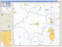 Crawford, Ks Carrier Route Wall Map