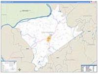 Crittenden, Ky Carrier Route Wall Map