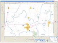 Cross, Ar Carrier Route Wall Map