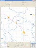 Cuming, Ne Carrier Route Wall Map