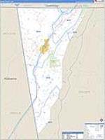 Dade, Ga Carrier Route Wall Map