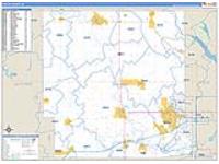 Dallas, Ia Carrier Route Wall Map