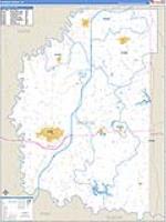 Daviess, In Carrier Route Wall Map