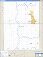 Davison, Sd Carrier Route Wall Map