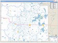 Day, Sd Carrier Route Wall Map