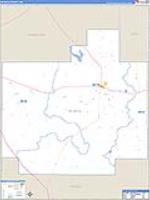 Debaca, Nm Carrier Route Wall Map