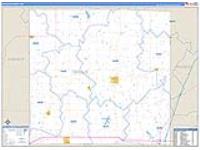 Dekalb, Mo Carrier Route Wall Map