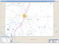 Desoto, Fl Carrier Route Wall Map