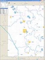 Deuel, Sd Carrier Route Wall Map
