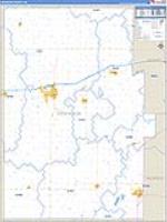 Dickinson, Ks Carrier Route Wall Map