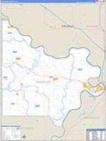 Doniphan, Ks Carrier Route Wall Map