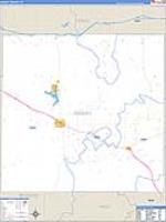 Donley, Tx Carrier Route Wall Map