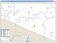 Douglas, Sd Carrier Route Wall Map