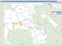 Eagle, Co Carrier Route Wall Map