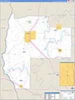 Early, Ga Carrier Route Wall Map