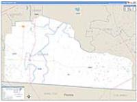 Echols, Ga Carrier Route Wall Map