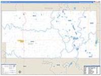 Eddy, Nd Carrier Route Wall Map