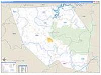 Edmonson, Ky Carrier Route Wall Map