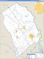 Effingham, Ga Carrier Route Wall Map