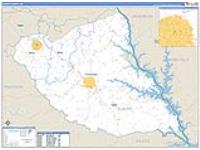 Elbert, Ga Carrier Route Wall Map