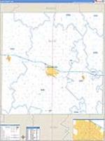 Ellis, Ks Carrier Route Wall Map