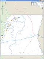 Emery, Ut Carrier Route Wall Map