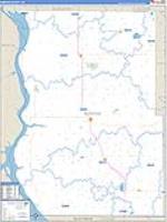 Emmons, Nd Carrier Route Wall Map