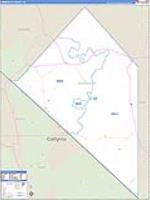 Esmeralda, Nv Carrier Route Wall Map