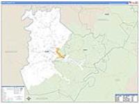 Estill, Ky Carrier Route Wall Map
